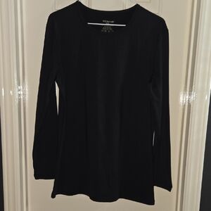 Long Sleeve Black Thermal Top/ 🎈5 For $30